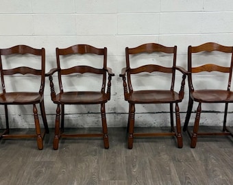 Vintage Set 1950's Virtue Brothers California Dining Chairs MCM