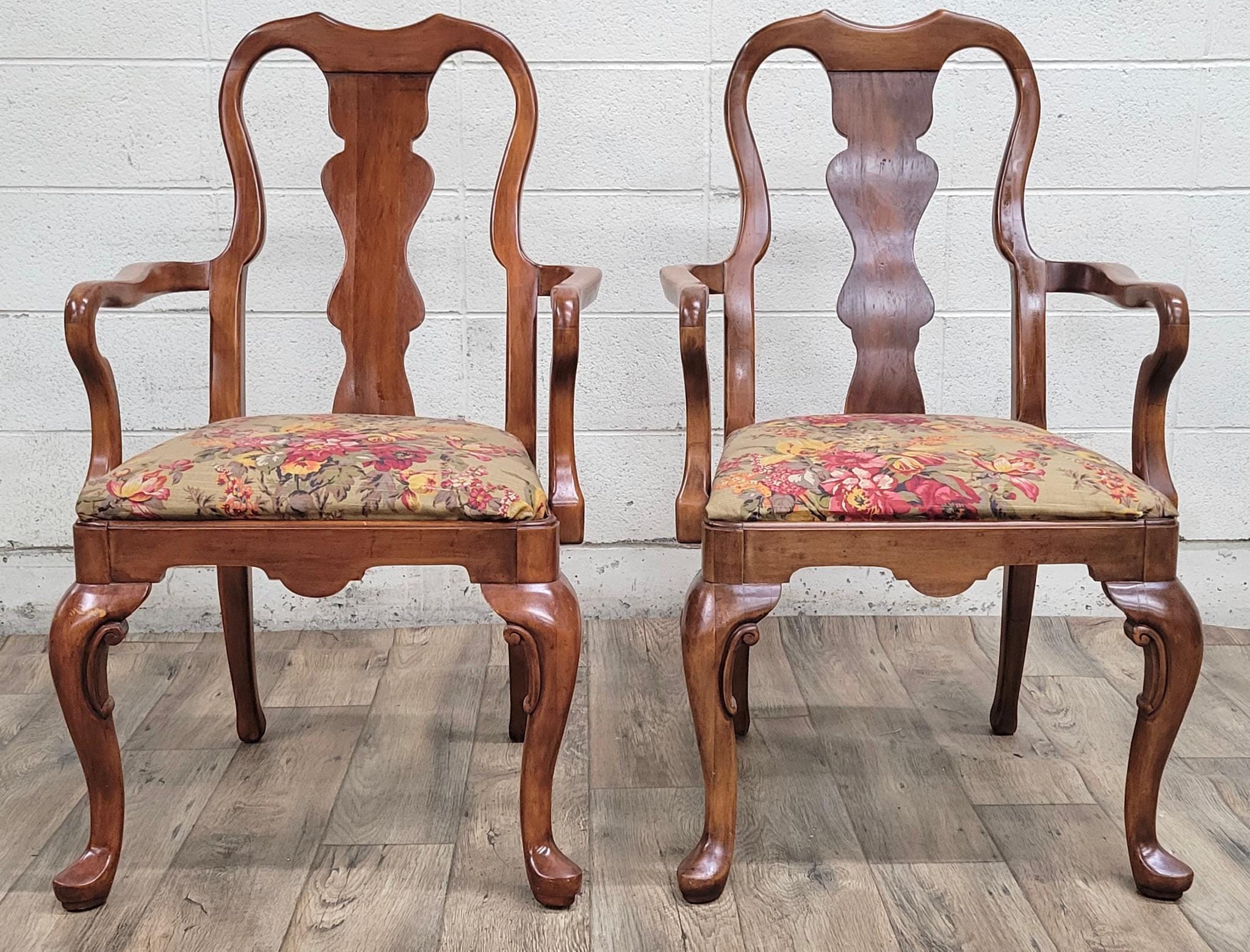 Vintage Lexington Furniture Industries Queen Anne Dining Chairs - Pair -  Etsy, image size:2048x1561