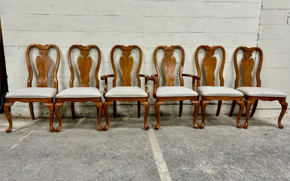 椅子 vintage USA UNIVERSAL chair Vintage Universal Furniture Queen Anne Style Dining Chairs
