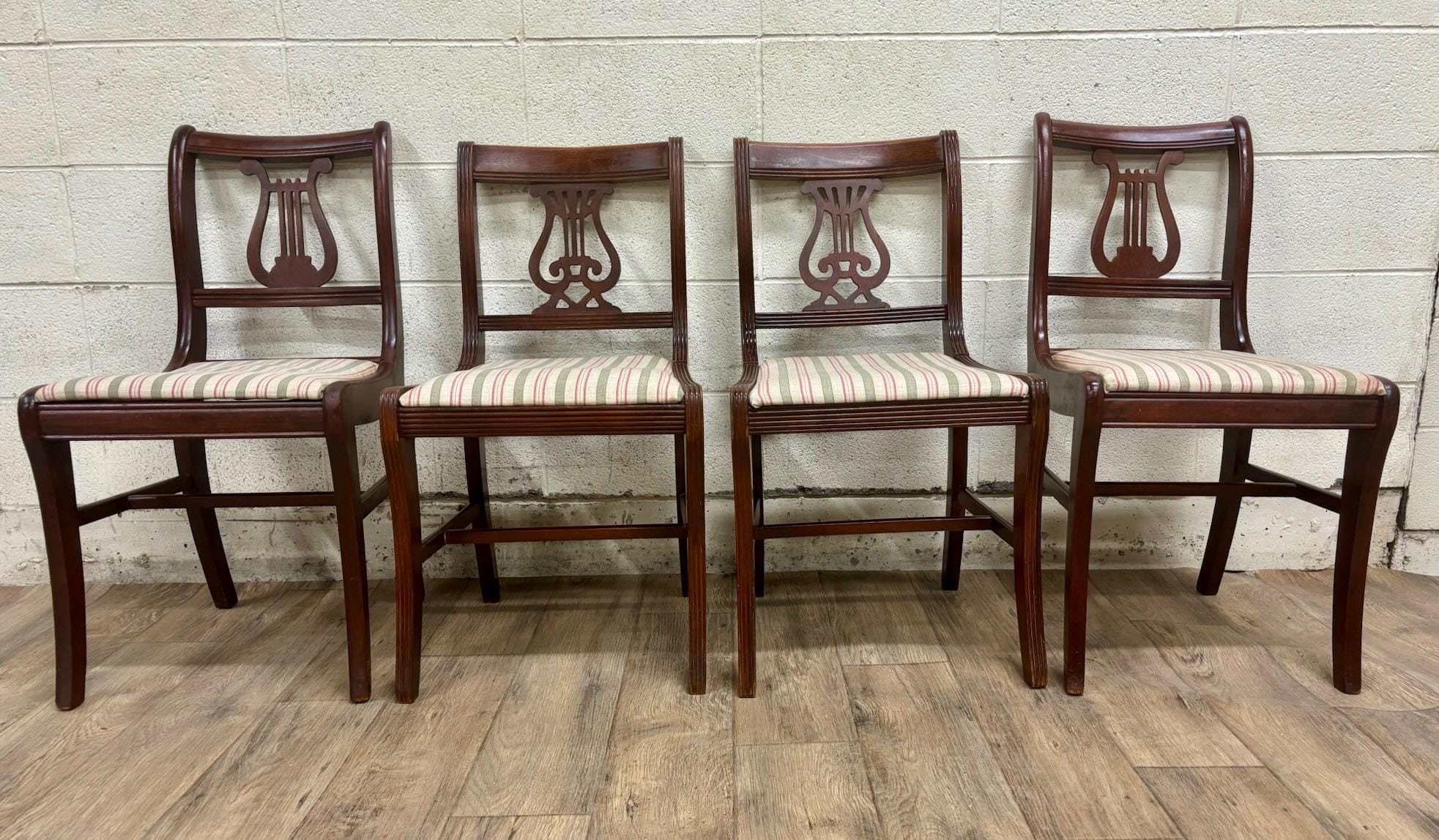 Phyfe Style Duncan Phyfe Drop Leaf Table And Chairs Antique