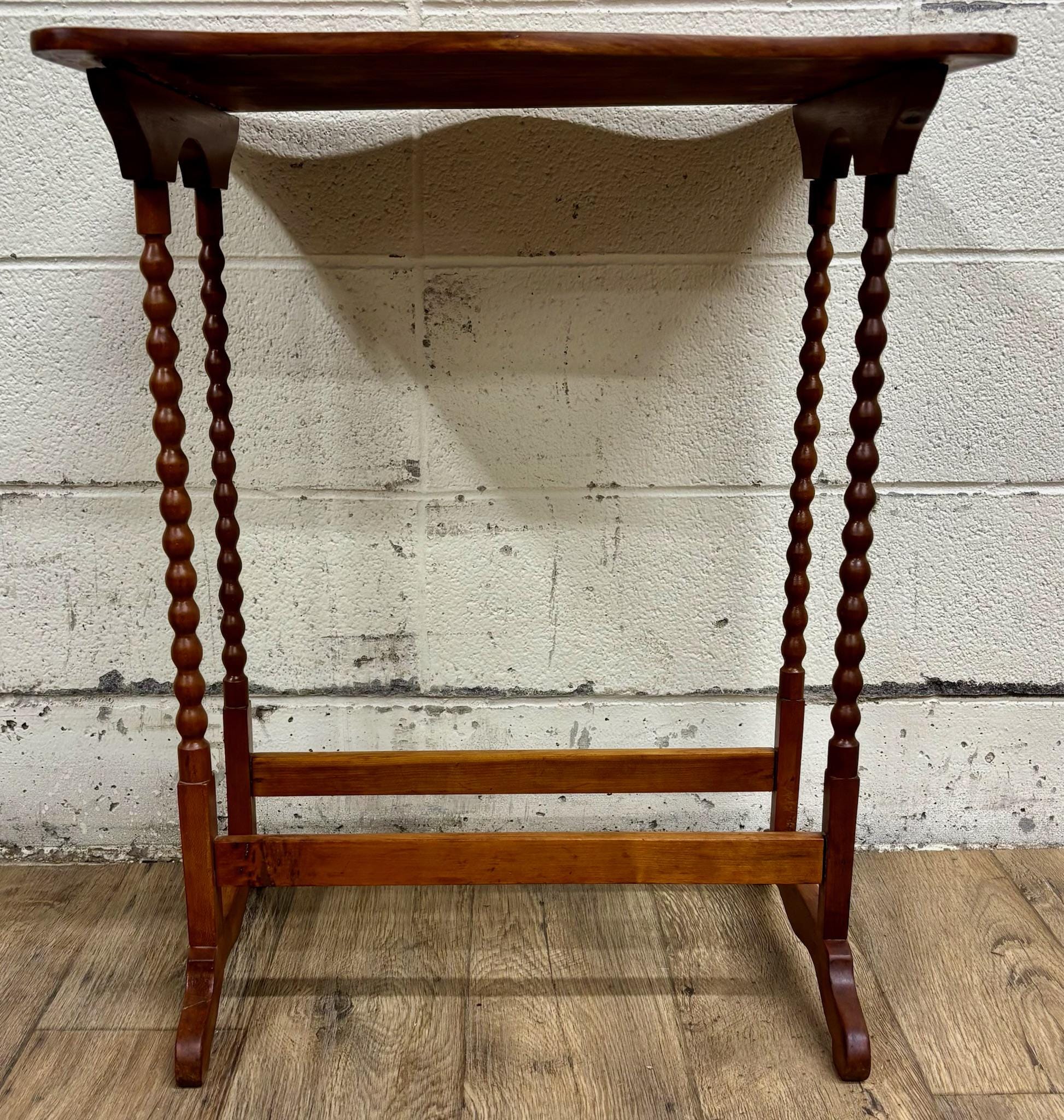 Turned leg antique table ろくろ脚 Antique Victorian Spindle Leg Bobbin Leg Side Table - Etsy
