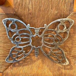 Vintage Silver Plated Butterfly Trivet