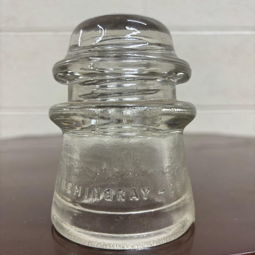Hemingray 17 Antique Hemingray 17 Clear Glass Insulator - Etsy