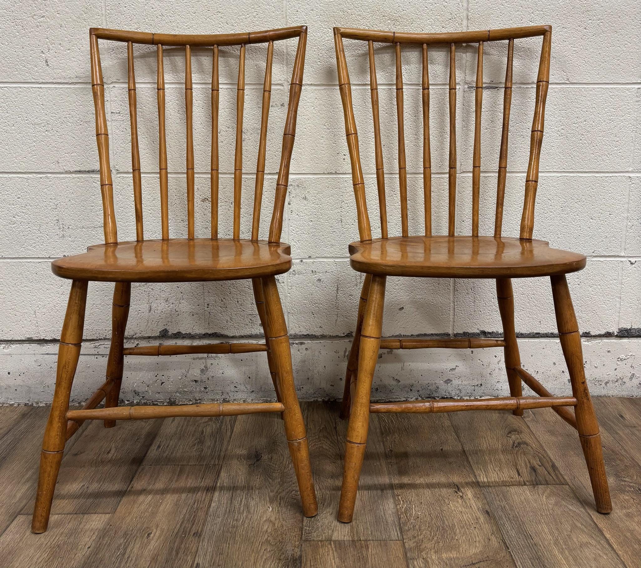 Vintage Handmade Country Primitive Colonial Windsor Dining