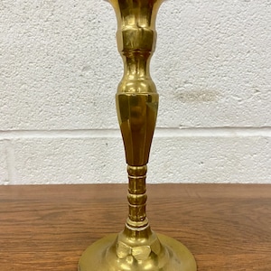 Vintage Brass 8 Inch Candlestick Holder