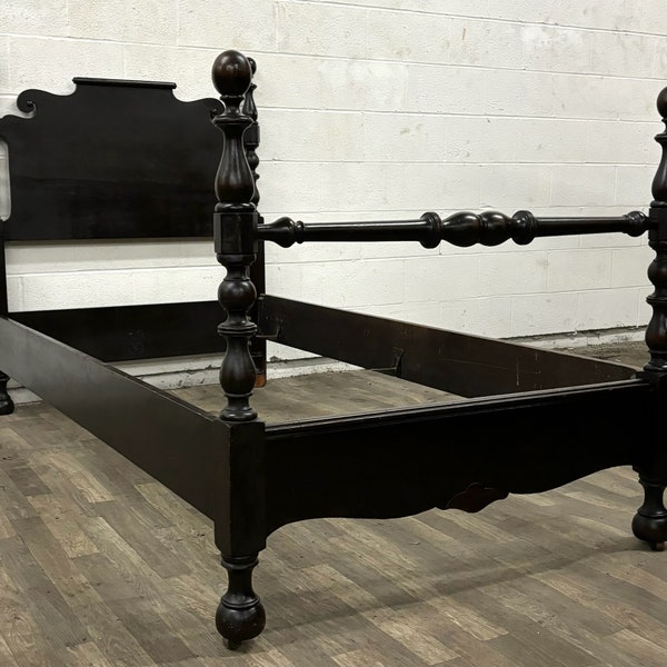 Antique Twin Poster Bed Etsy
