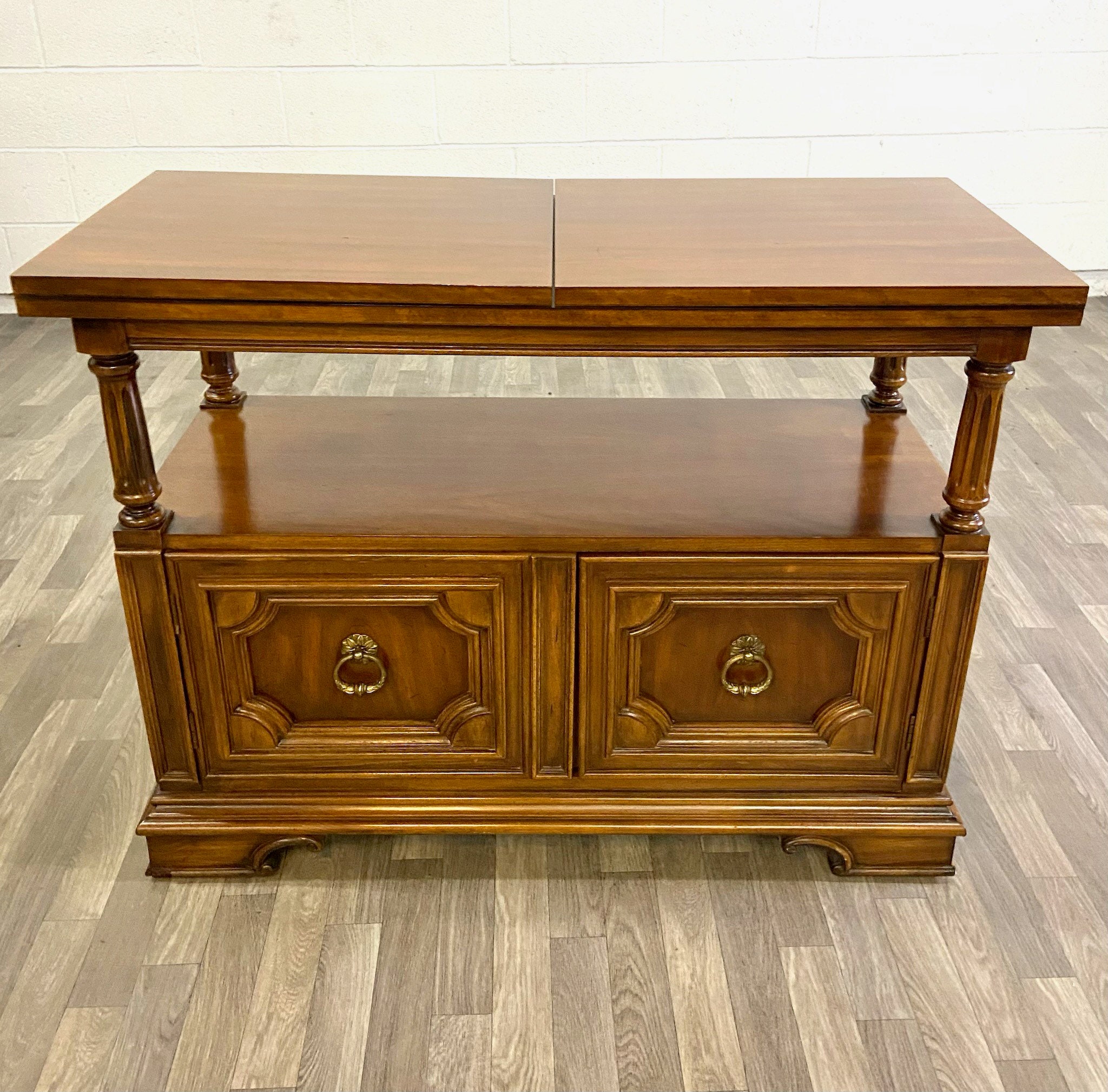 Vintage Thomasville Italian Provincial Flip Top Cherry Server Buffet Dry  Bar - Etsy México, image size:2048x2018