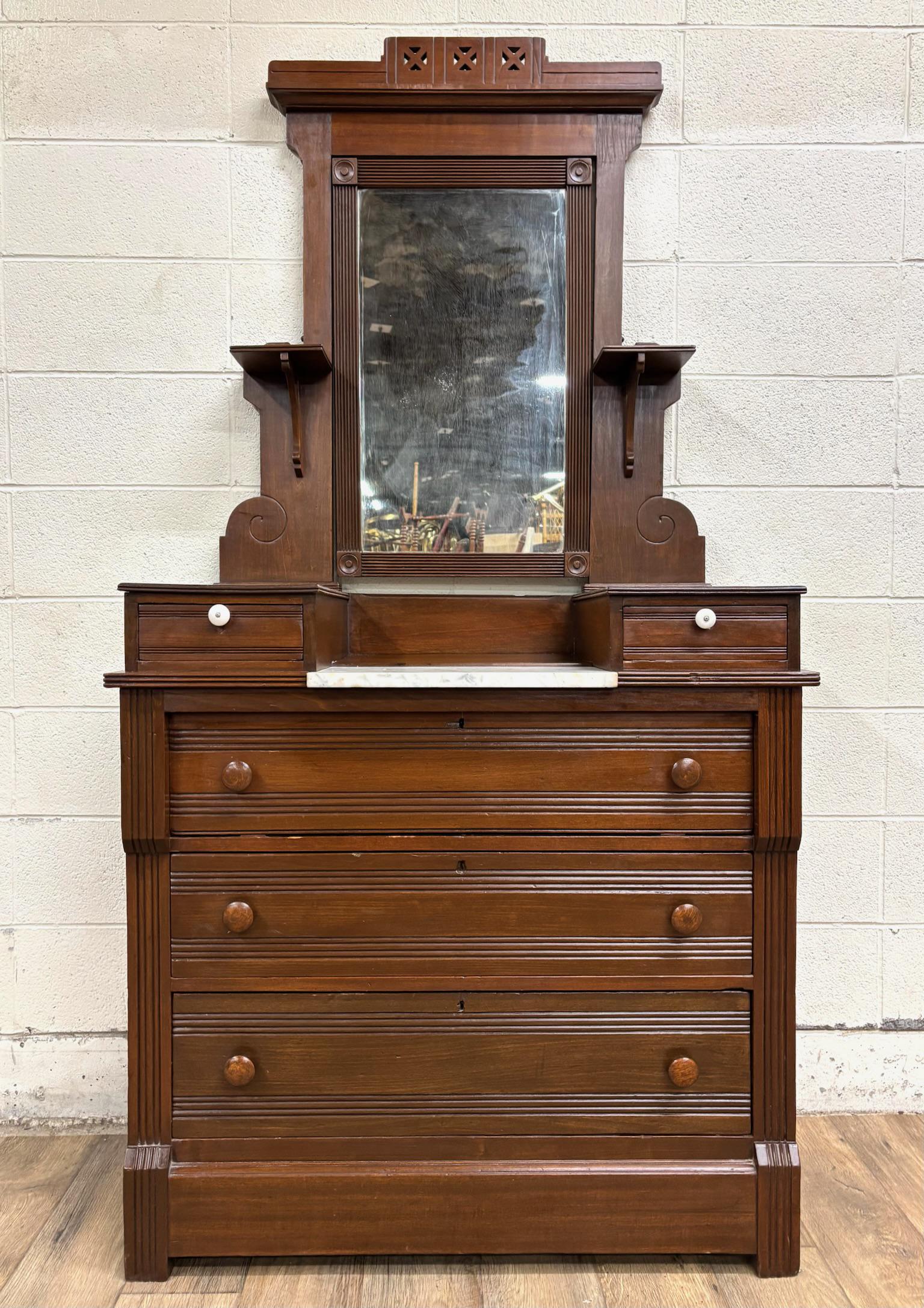 Lowboy Dresser With Mirror - Etsy