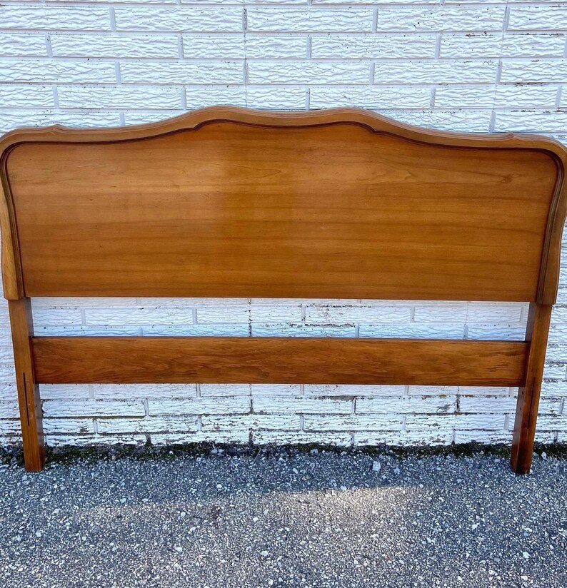 Vintage Full Size Headboard by Dixie Furniture Etsy