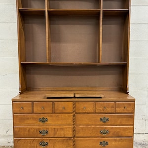 Vintage Ethan Allen Heirloom Custom Room Plan Nutmeg Maple Dresser