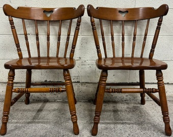 【展示品】ROCK CHAIR TELL CITY Colonial Style Solid Hard Rock Maple Dining Arm Chair