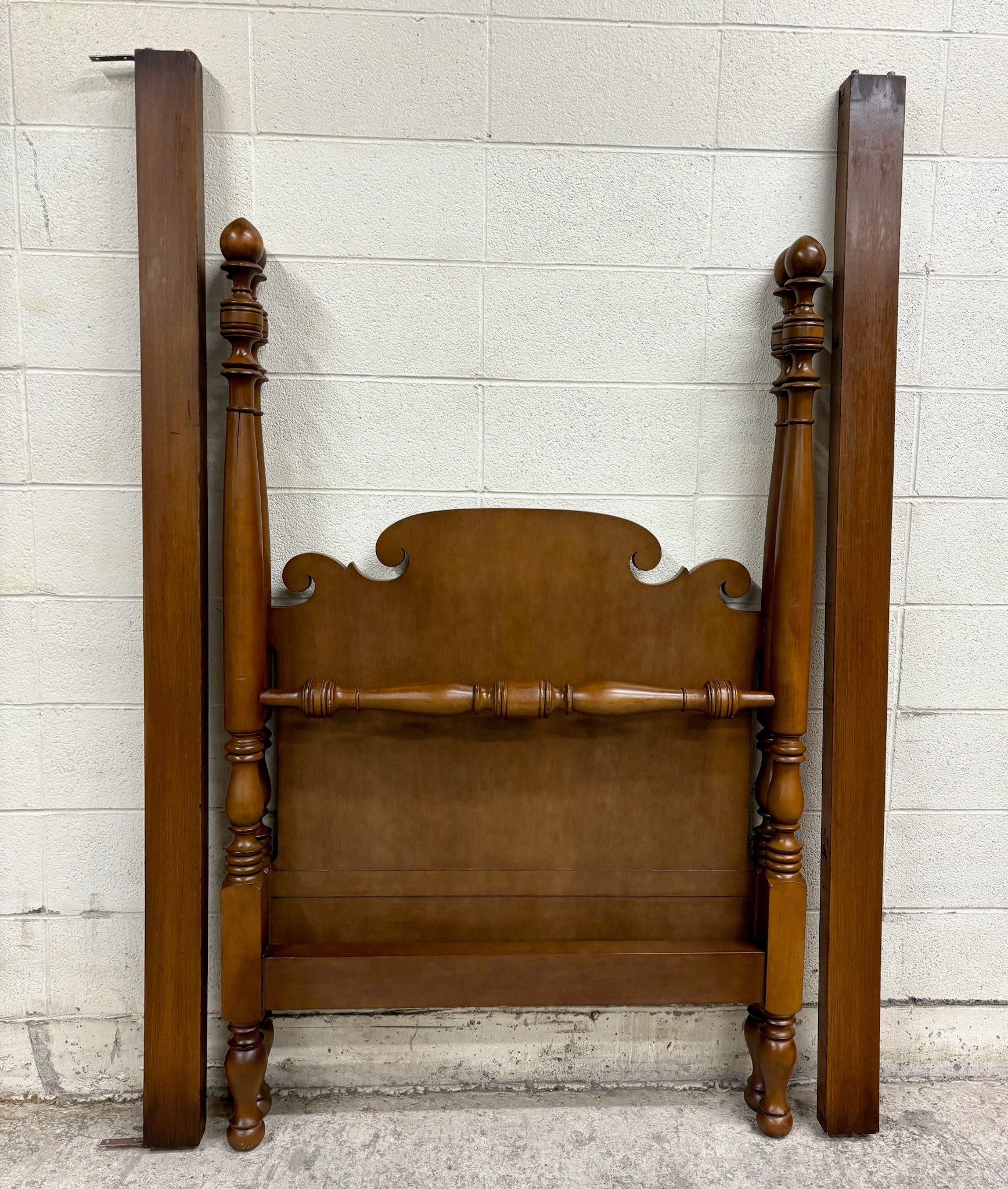 Vintage Colonial Style Moosehead Twin Size Four Poster Bed - Etsy