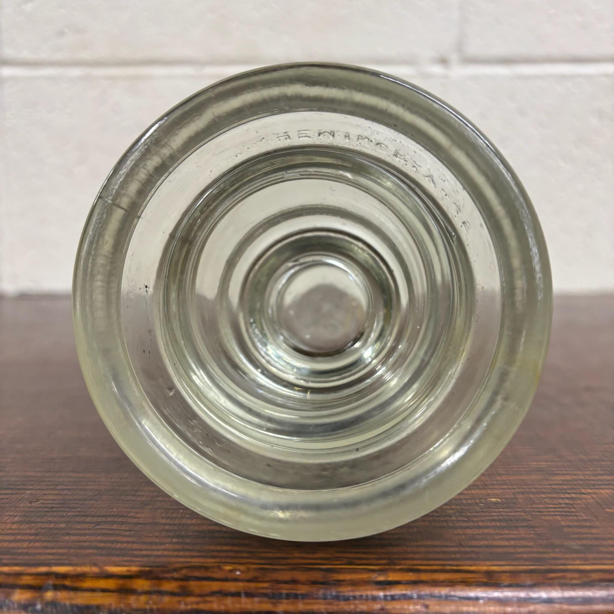 Vintage Hemingray 45 Clear Glass Insulator - Etsy
