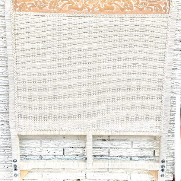 Rattan Headboard Etsy