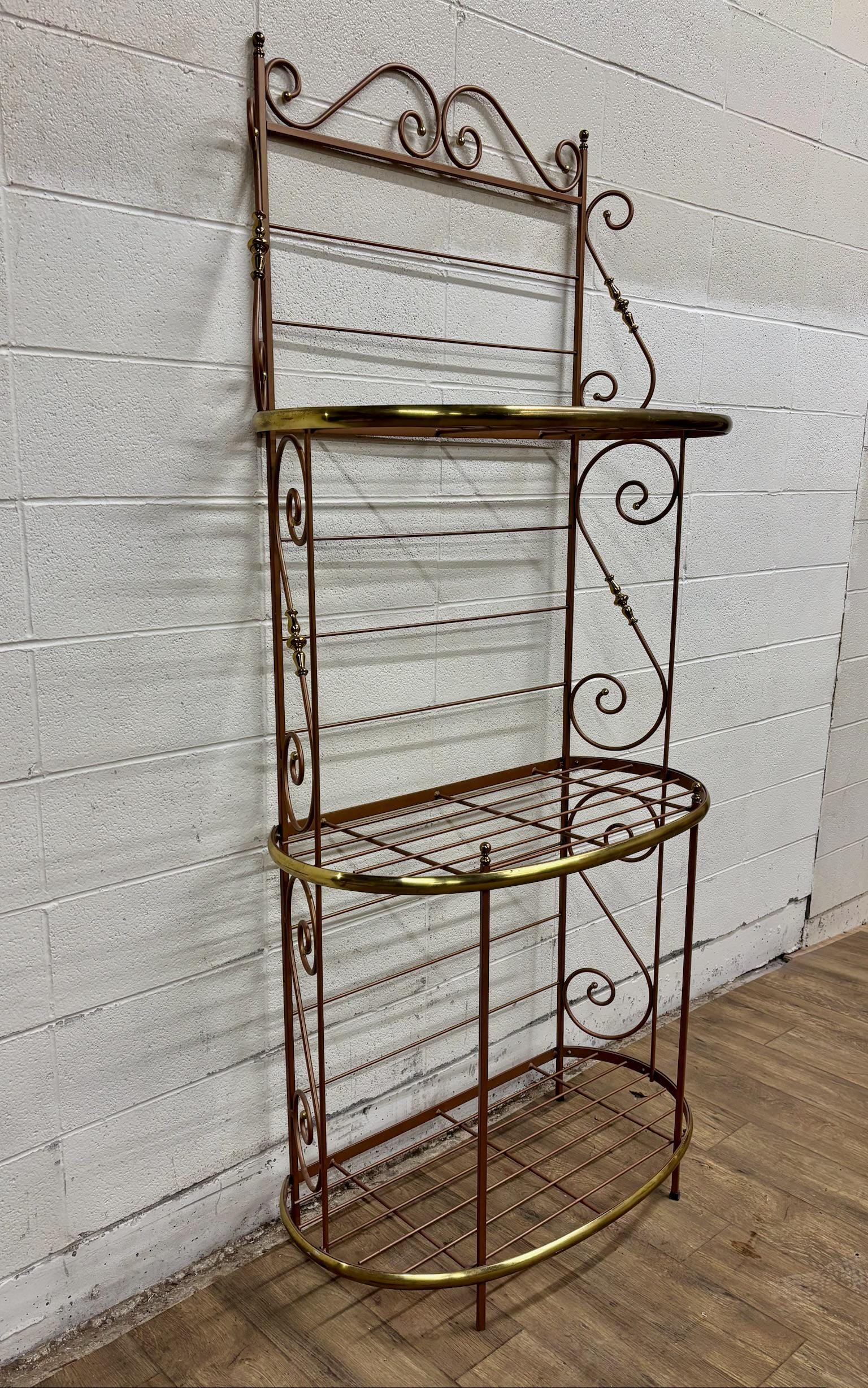 French Bread Racks Vintage French Style Iron and Brass Boulangerie Rack Baker’s Rack - Etsy