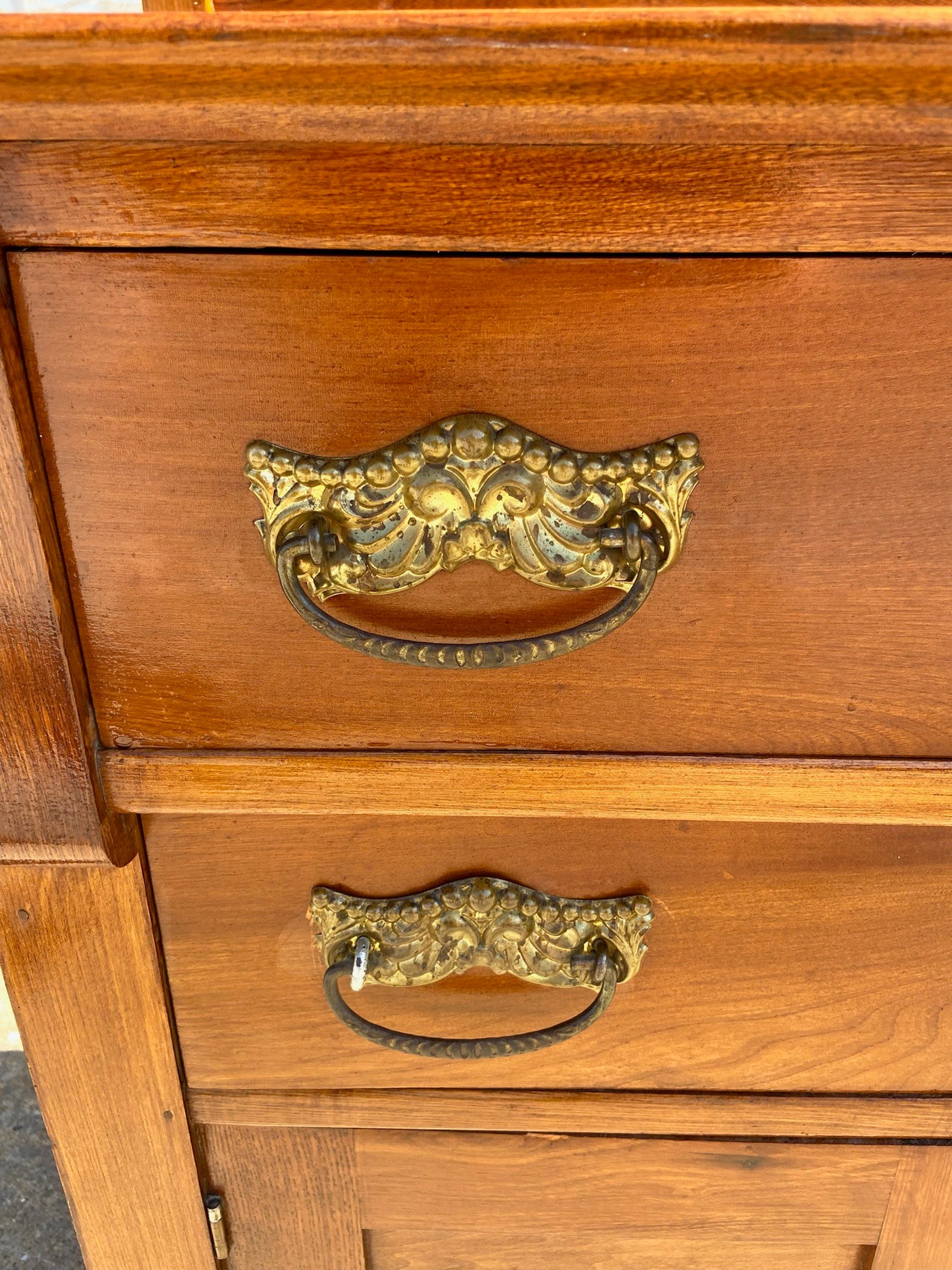 Antique Washstand With Towel Rack and Knapp Joint Drawers Etsy