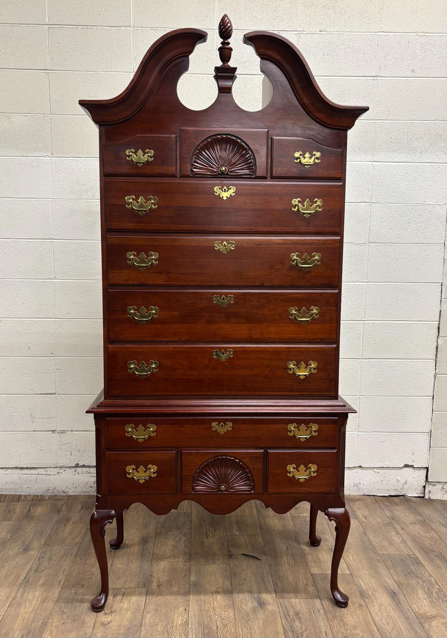 Vintage Kincaid Queen Anne Commonwealth Cherry Highboy - Etsy