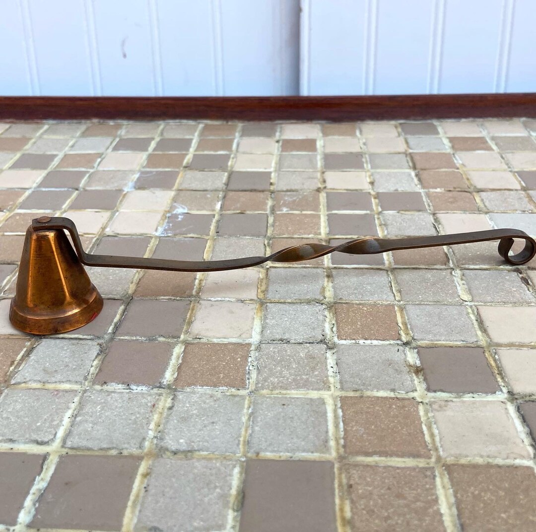 Vintage Copper Candle Snuffer Etsy