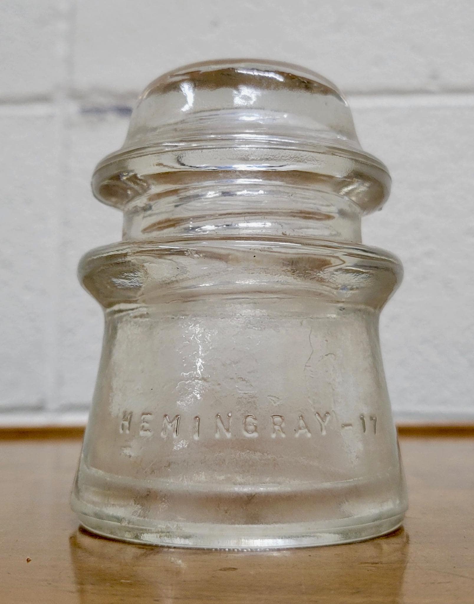 Hemingray 17 Vintage Hemingray 17 Clear Glass Insulator - Etsy