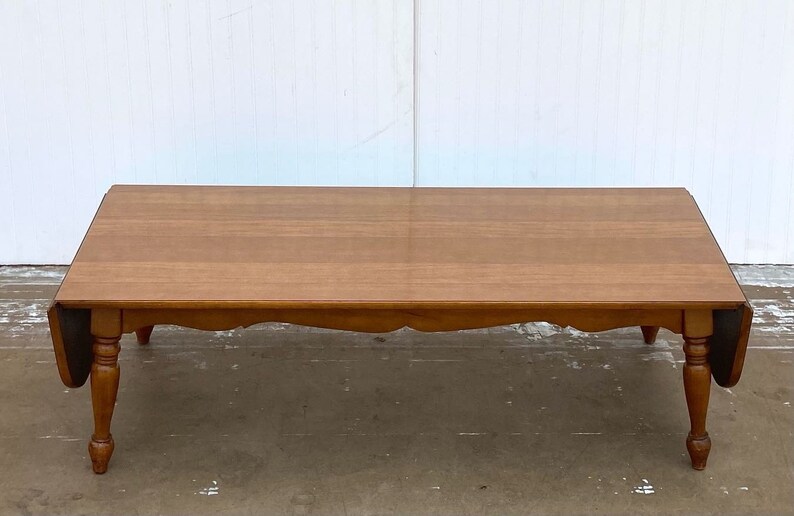 Vintage Mersman Mid Century Drop Leaf Coffee Table Etsy