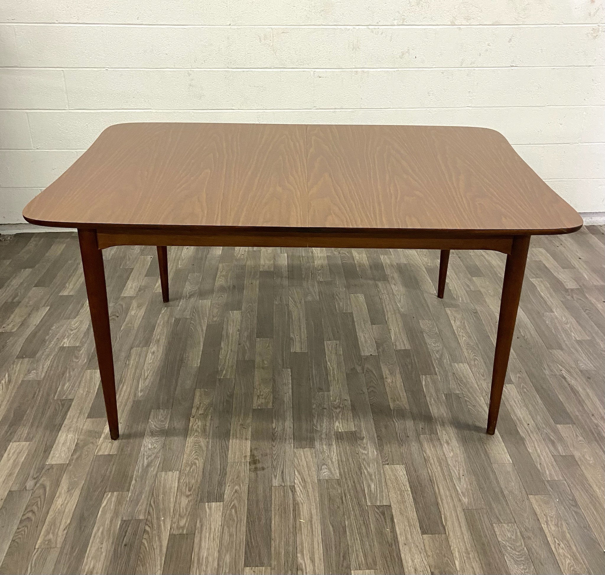 Vintage Mid Century Modern MCM Wood and Formica Dining Table - Etsy