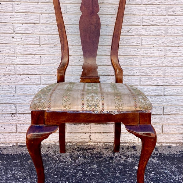 Queen Anne Chair Etsy