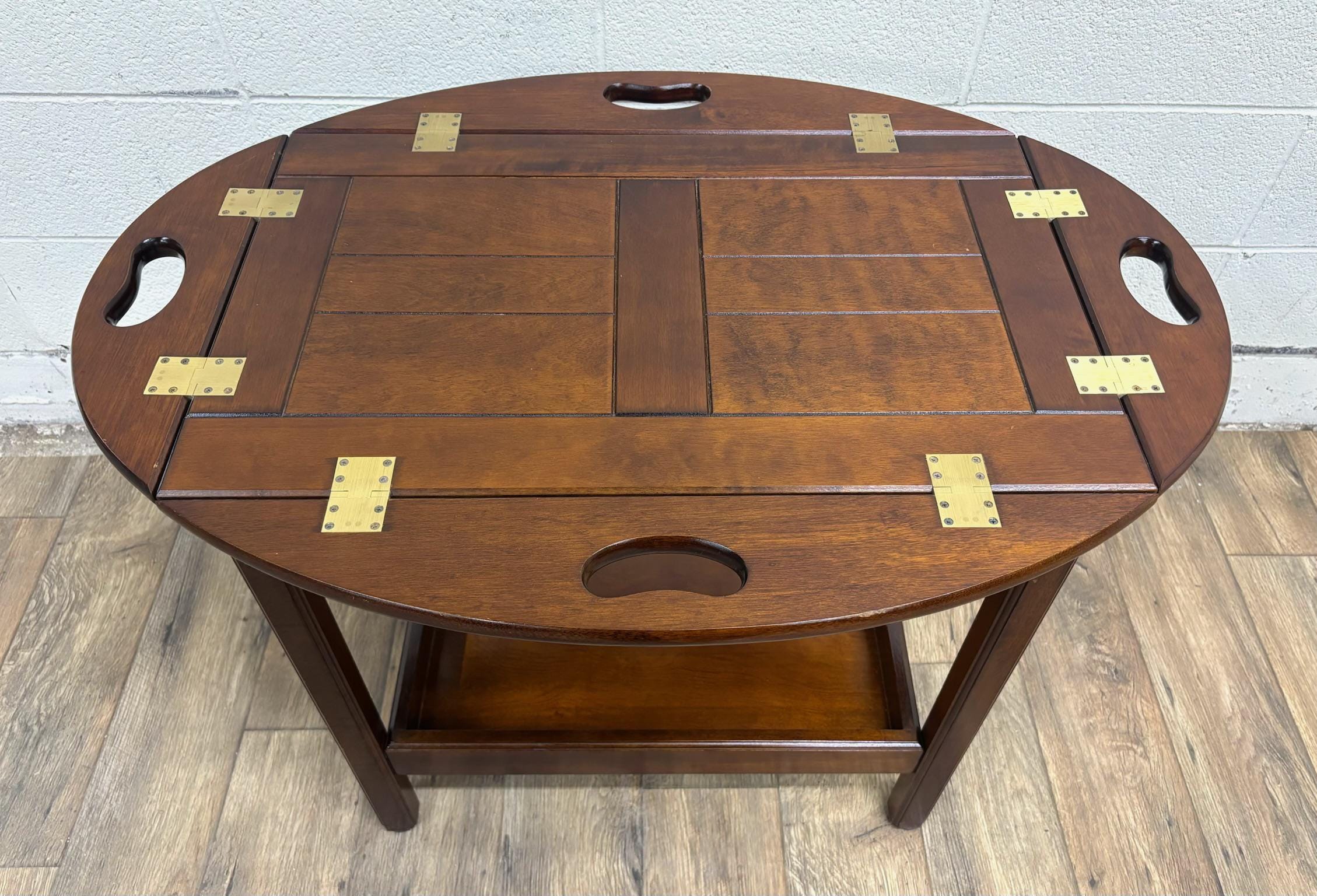Vintage the Bombay Company Chippendale Mahogany Butler Table or