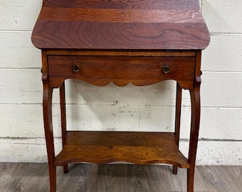 Antique French Louis XVI Style Secretary Desk Drop Front Desk