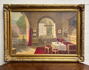 Antique Paul Gehrmann Signed and Framed Oil Painting - Etsy