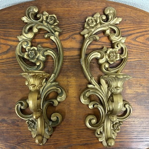 Vintage HOMCO #4118 Wall Sconces - Pair