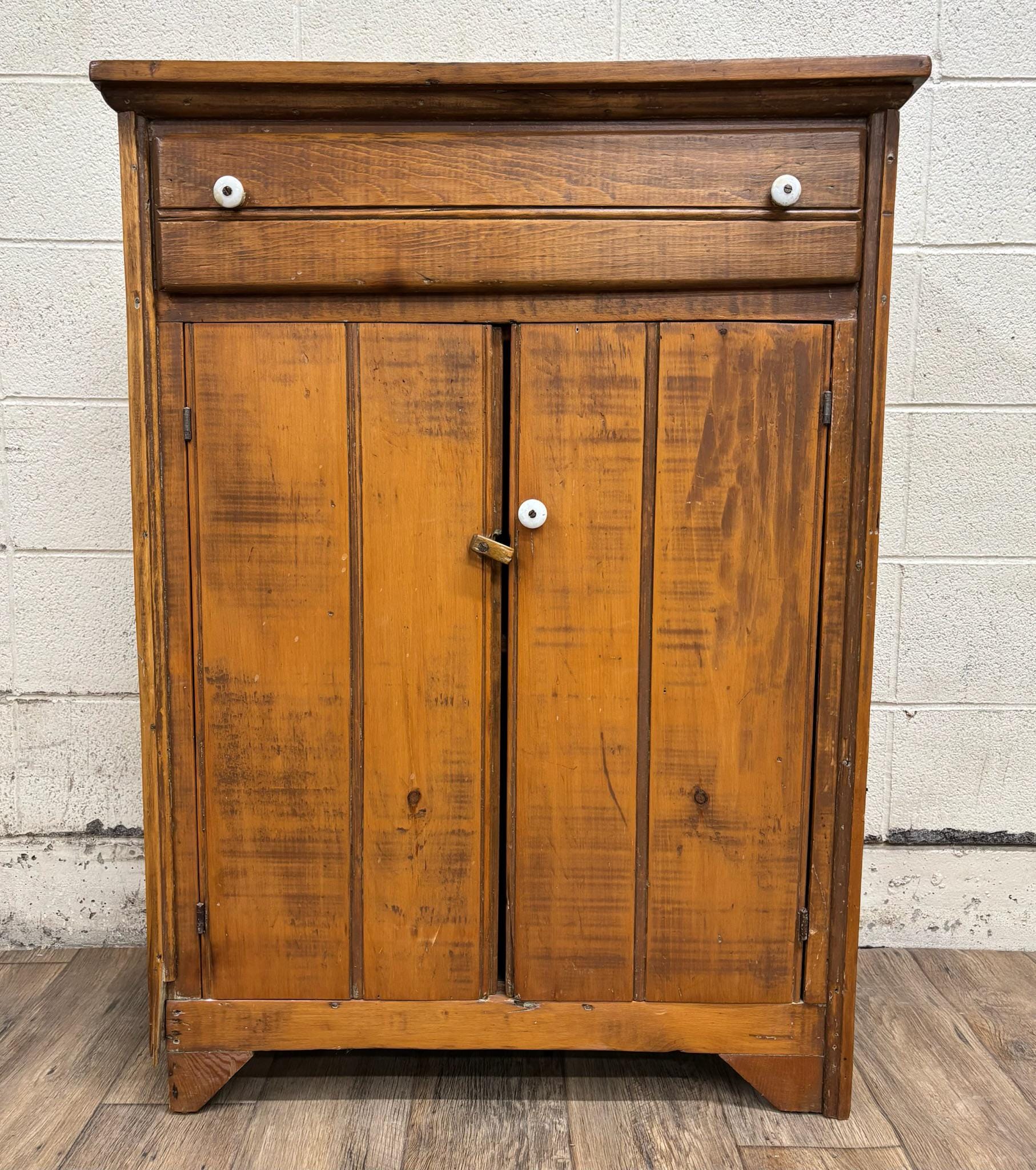 Antique Primitive American Jelly Cupboard Pie Safe Cabinet - Etsy