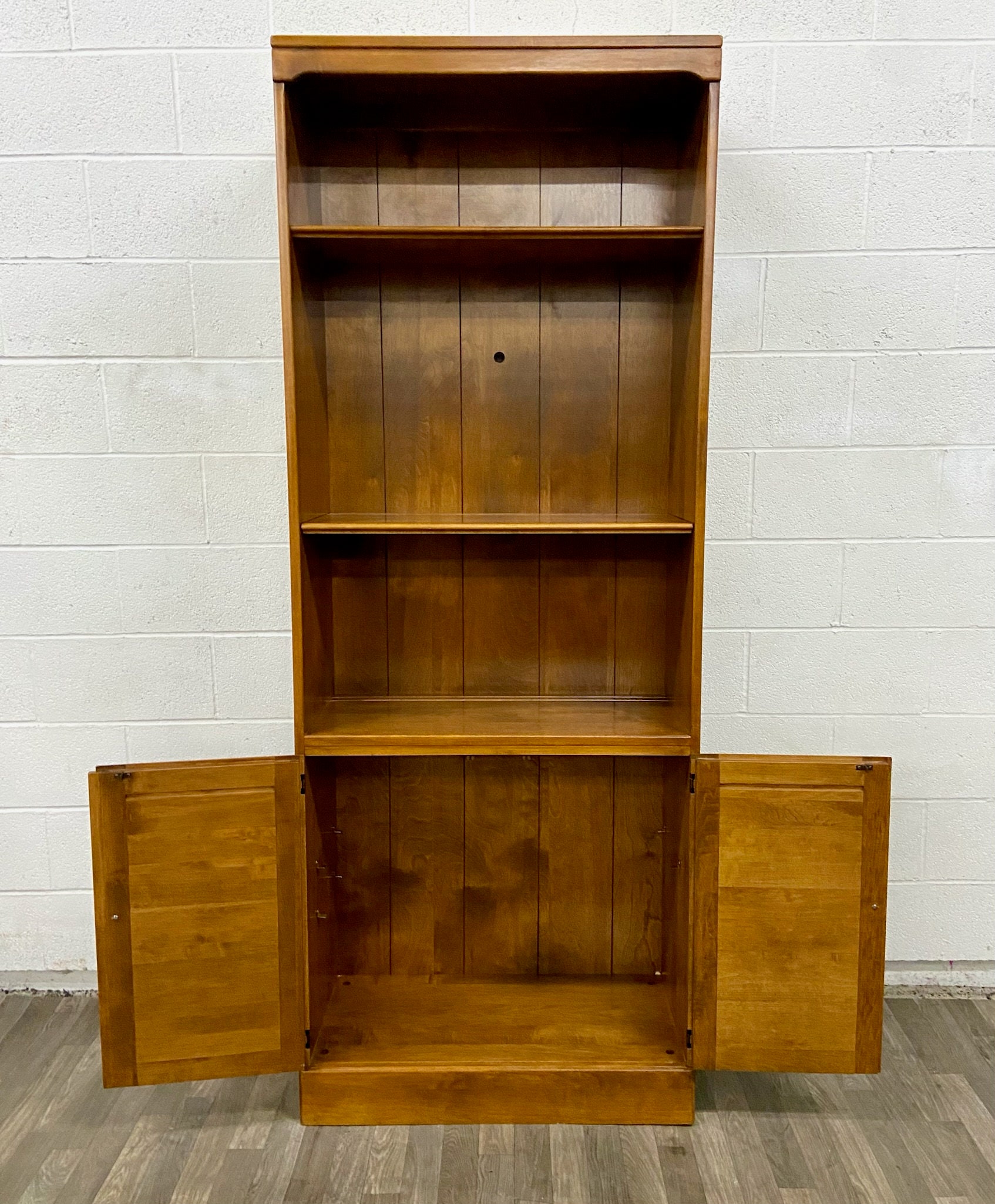 Vintage Ethan Allen Heirloom Custom Room Plan Maple Nutmeg Hutch