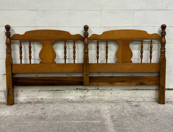 Vintage king size headboard discount