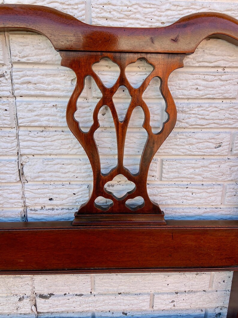 Vintage Chippendale Style Twin Size Headboard - Etsy