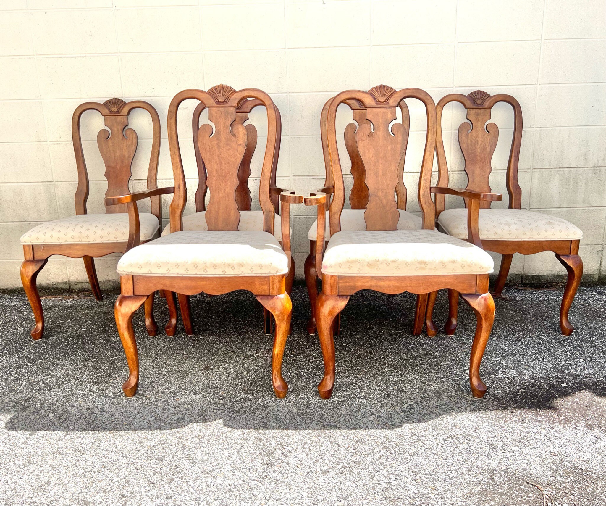 Maak los Intens Idool Vintage Queen Anne Style Dining Chairs by Universal Furniture - Etsy België