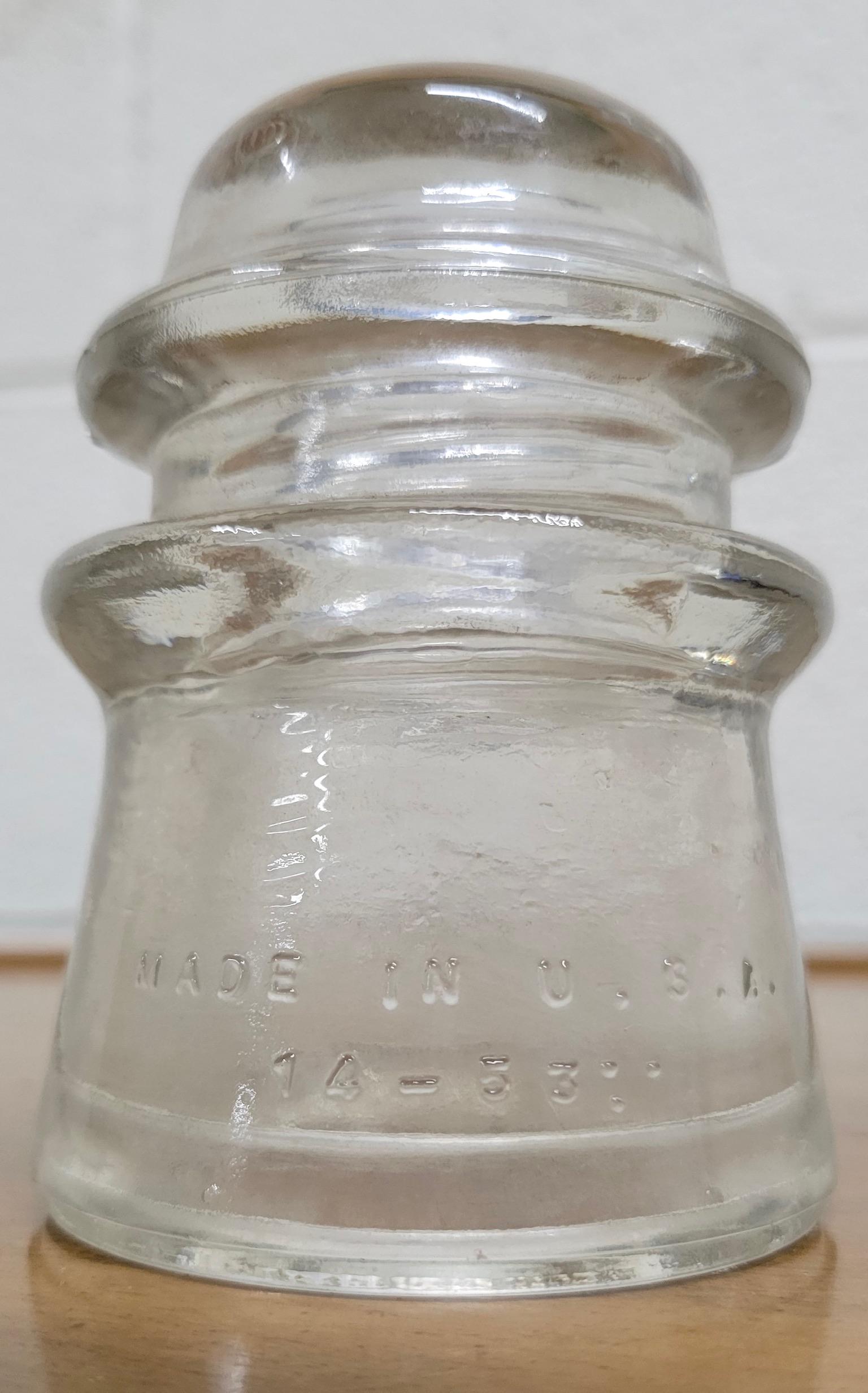 Hemingray 17 Vintage Hemingray 17 Clear Glass Insulator - Etsy
