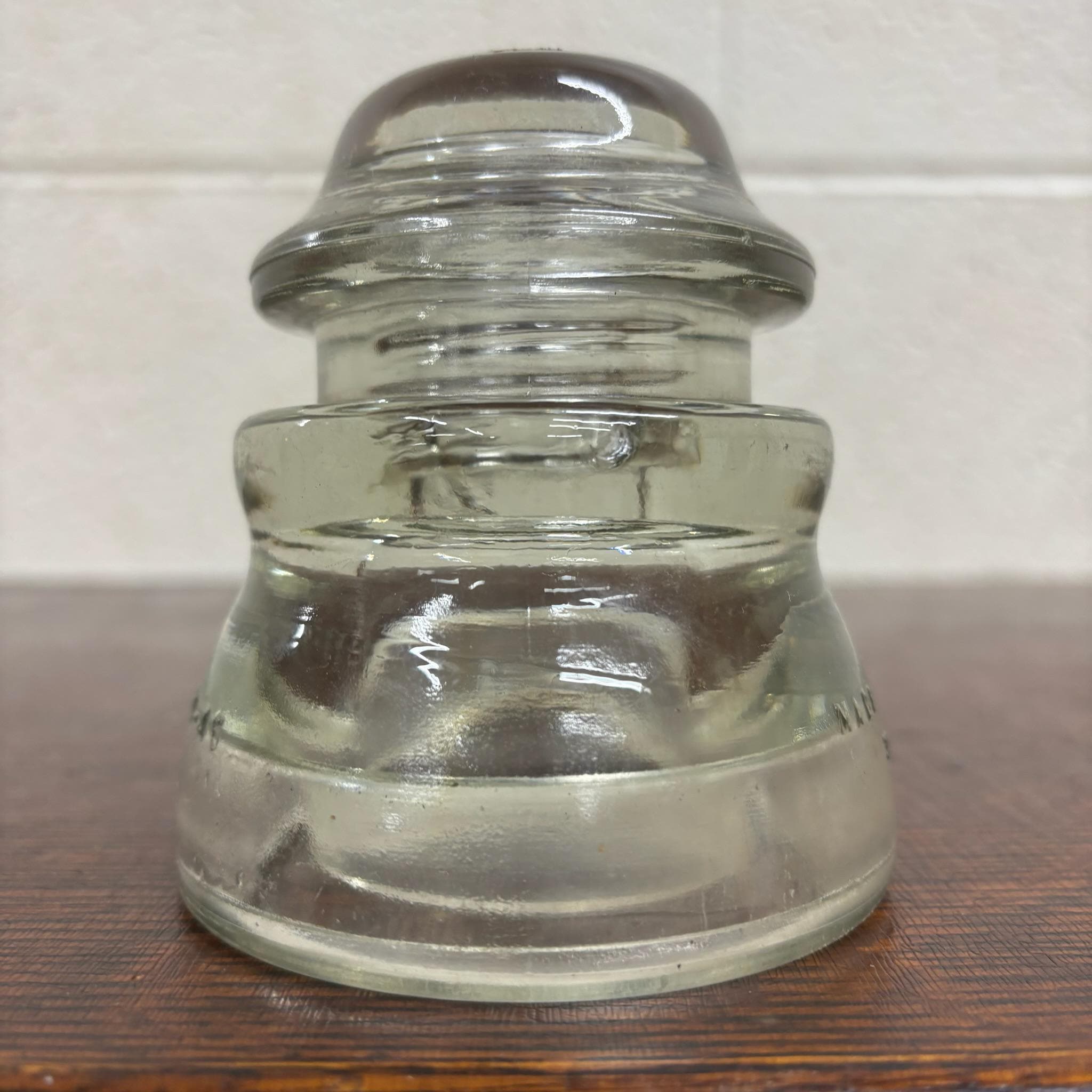 Vintage Hemingray 45 Clear Glass Insulator - Etsy