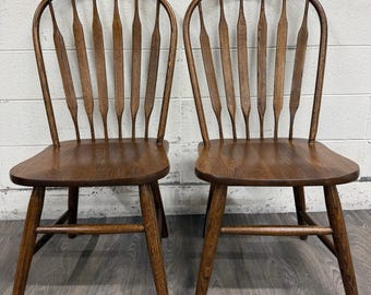 Vintage Bent Hoop Back Spindle Paddle Back Arrow Back HIgh Back Windsor Chairs