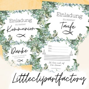 Invitation Baptism/Communion digital download