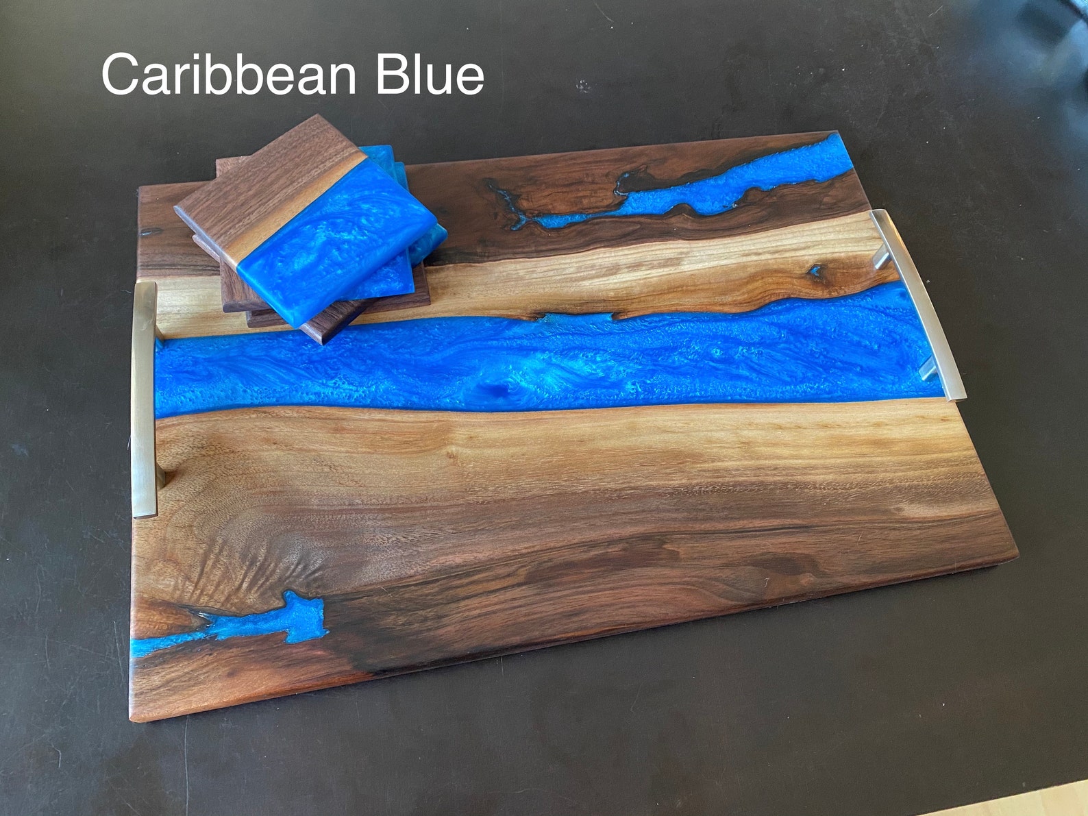 Epoxy River Charcuterie Board Serving Tray Charcuterie Board Etsy Epoxy River Charcuterie Board Serving Tray Charcuterie Board Etsy