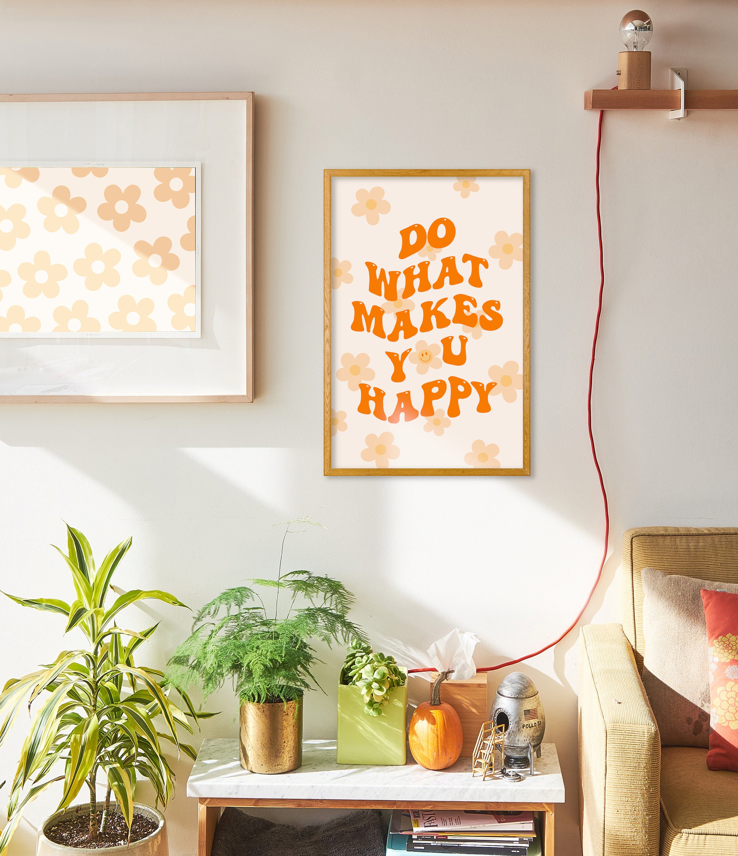 Retro Wall Art, Cute Room Decor, Aesthetic Poster, Quote Wall Art
