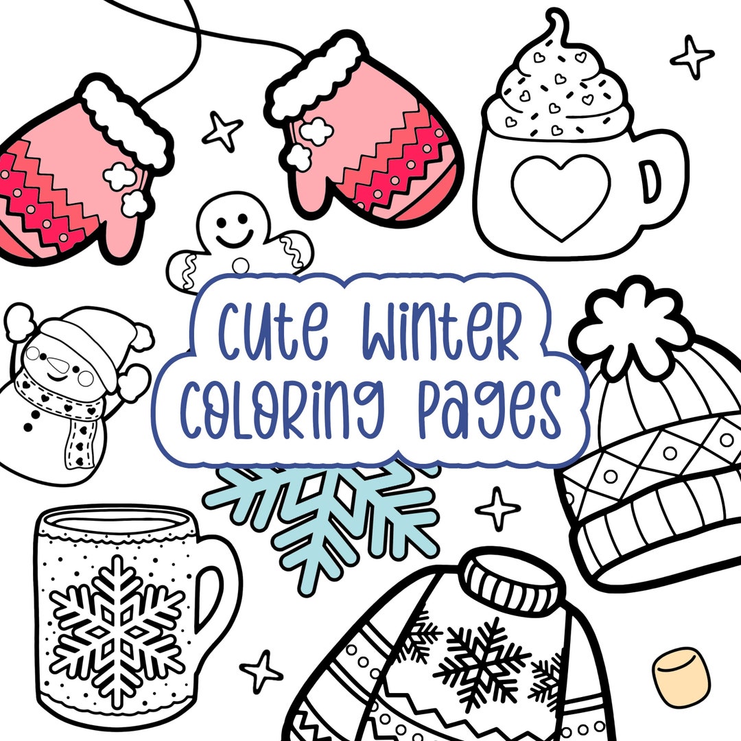 Winter Coloring Pages Snowman Coloring Page Inspirational - Etsy
