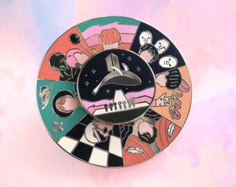 BTS Eras Evolution Spinning Enamel Pin