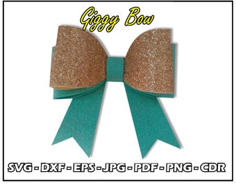 Double flat bow, svg Bow Template, Classic Flat Bow, PDF template, Bow  svg,  Template,  Double Hair Bow , SVG  Bow SVG file for Cricut,
