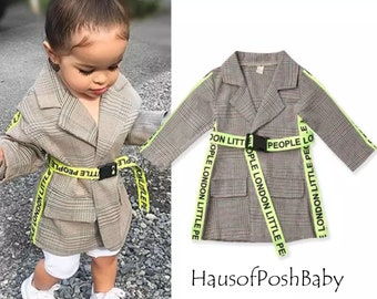 baby girl blazer suit