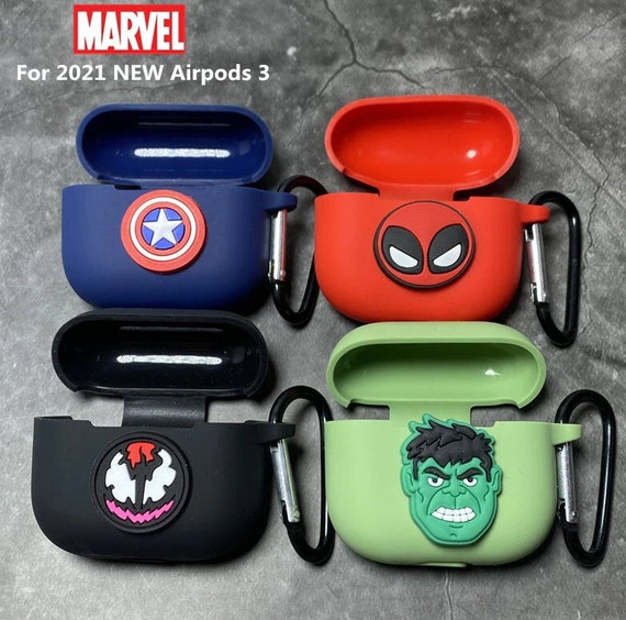 Funda AirPod Marvel Estuches Airpods 3ª generación Thor Spiderman Venom  Capitán América Marvel Hulk Geniales estuches AirPod de superhéroes -   España