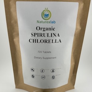 NatureLab Organic Spirulina Chlorella 720 Tablets