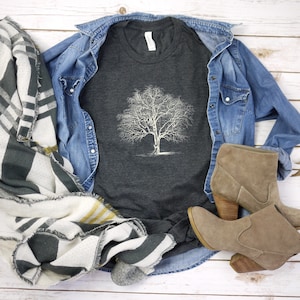 Tree T-Shirt, Tree Of Life Tee, Men&#39;s Graphic Tee, Women&#39;s Graphic Tee, Nature Lover T-Shirt, Celtic Tree, Unisex Tee, Tree Shirt, Tree Gift