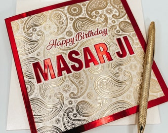 Happy Birthday Masarji, Dad, Uncle, Masi, Chacha, Daddy, Abba