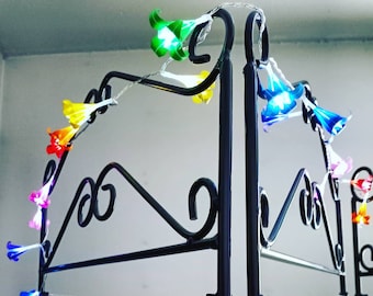 100 Origami Lily Rainbow Fairy Lights, Rainbow Fairy Lights, Origami Fairy Lights, Lily Fairy Lights, Rainbow Fairy Lights, LED String Light